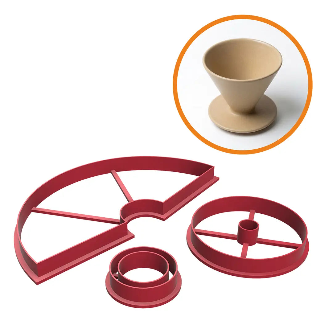 v60 Dripper - Kesici Şablon Kalıbı Seti
