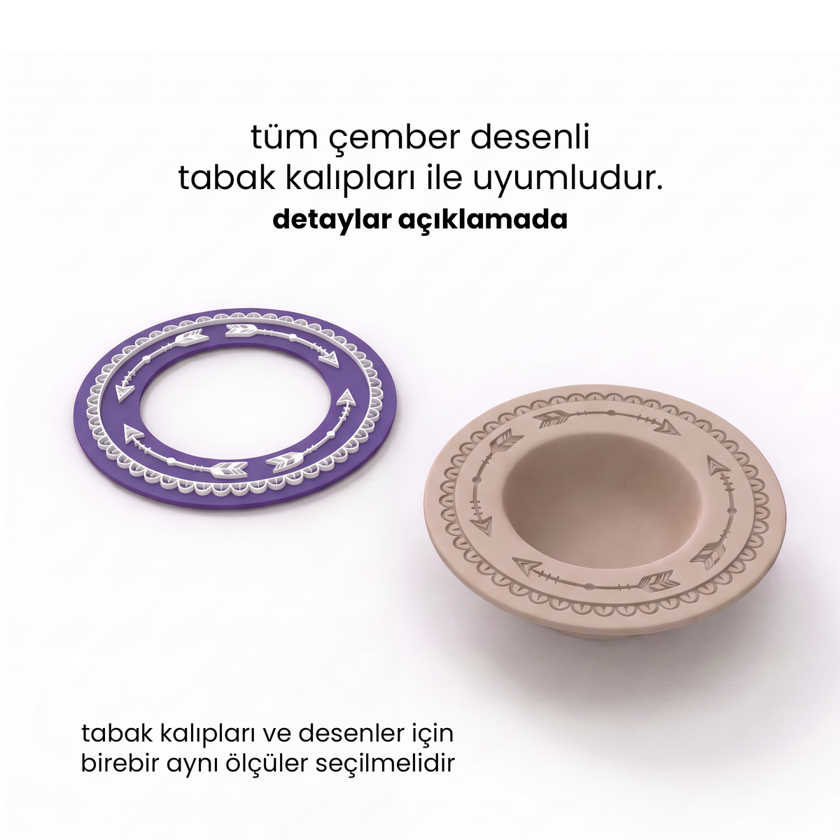 Geniş Kenarlı Derin Tabak Kalıbı