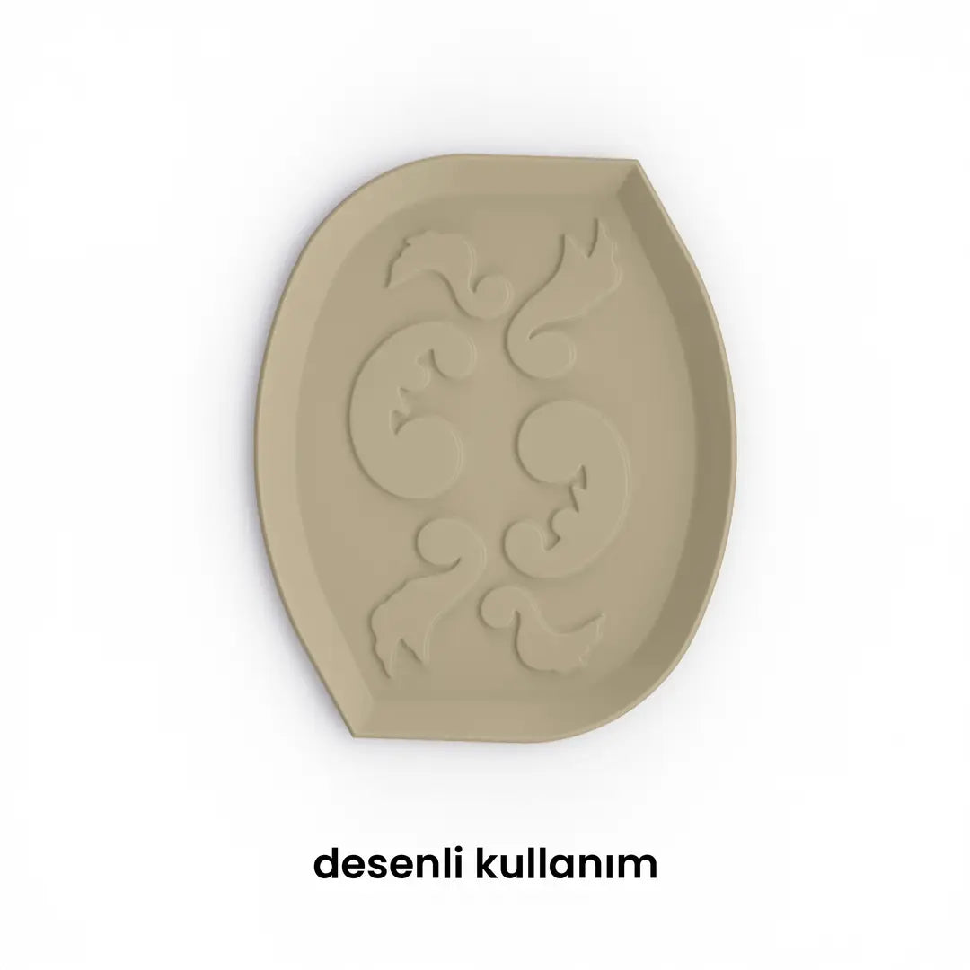 Damask Desenli Tabak Kalıp Seti 001