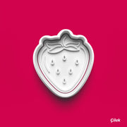 Çilek - Kurabiye Kalıbı Damga ve Kesici