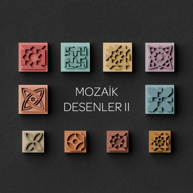 Mozaik Desenler II - Mühür ve Kesici Set