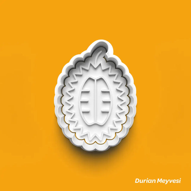 Durian Meyvesi - Kurabiye Kalıbı Damga ve Kesici