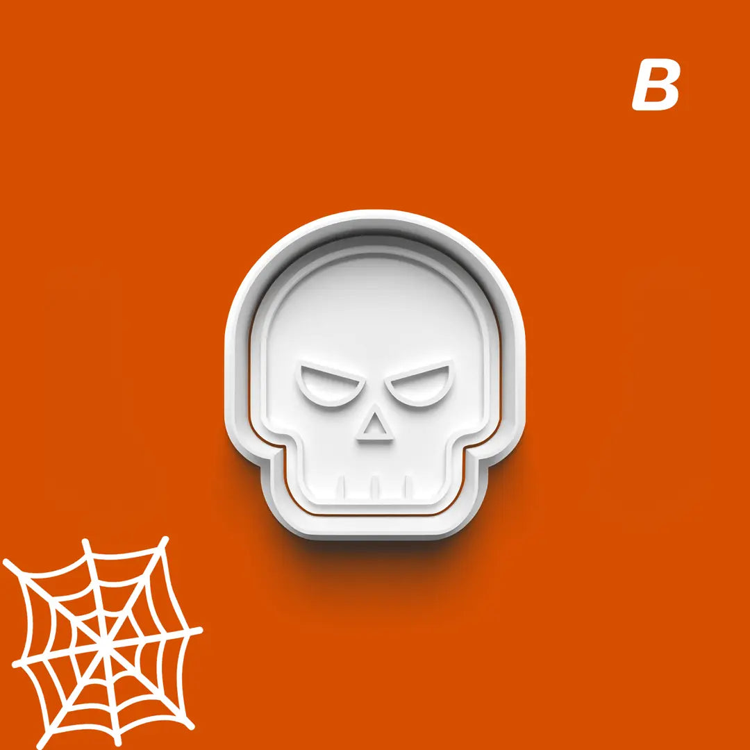 Halloween 03 - Kurabiye Kalıbı Damga ve Kesici Set