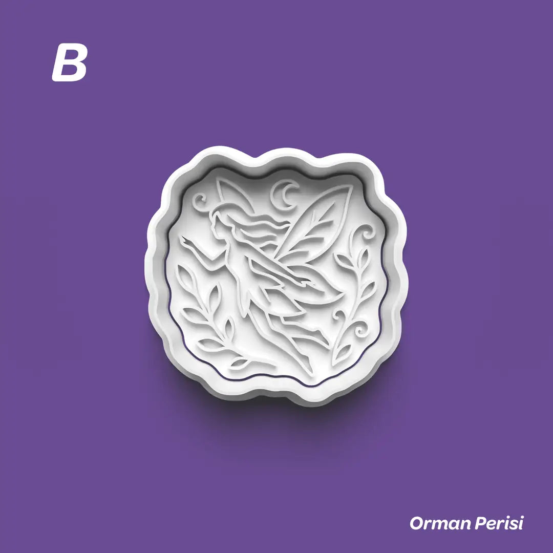 Orman Perisi - Kurabiye Kalıbı Damga ve Kesici Set