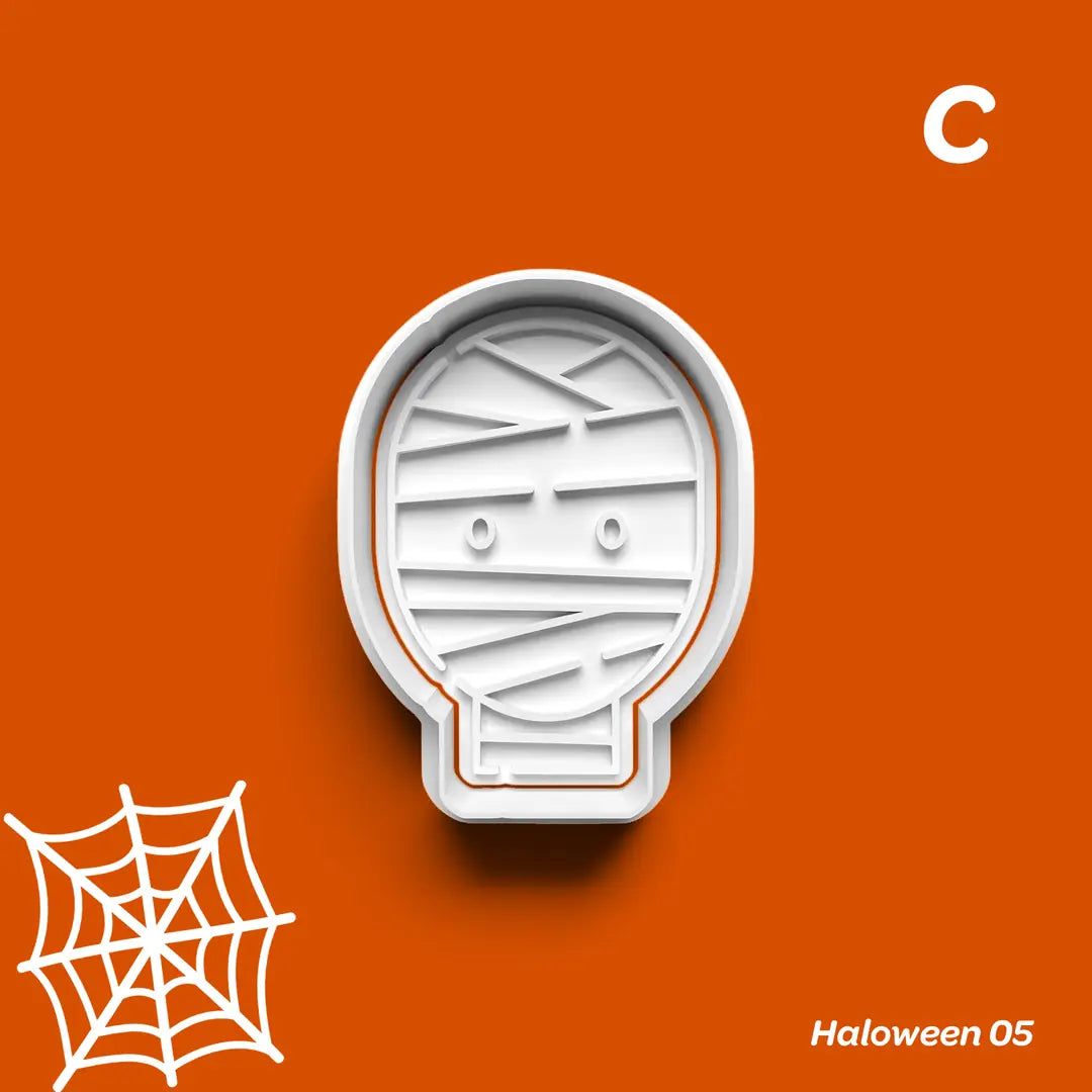 Halloween 05 - Kurabiye Kalıbı Damga ve Kesici Set
