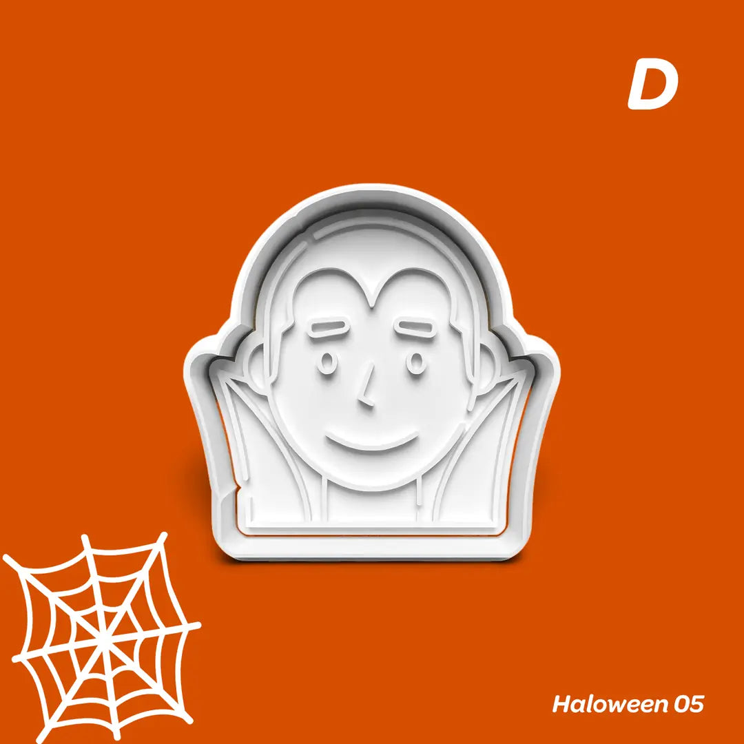 Halloween 05 - Kurabiye Kalıbı Damga ve Kesici Set