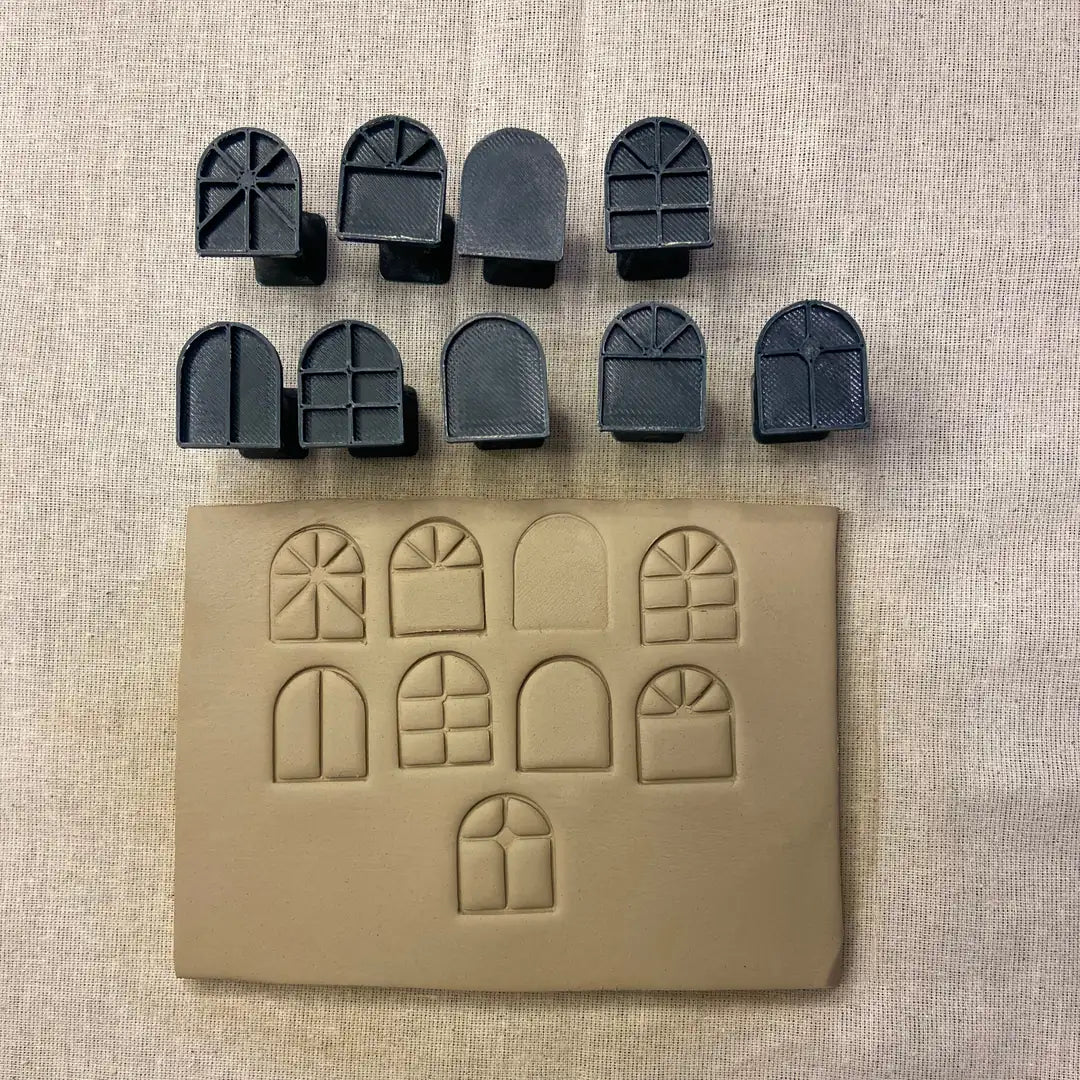 Pencere Mühür Seti - Kemerli Geniş Model 9 Parça SET