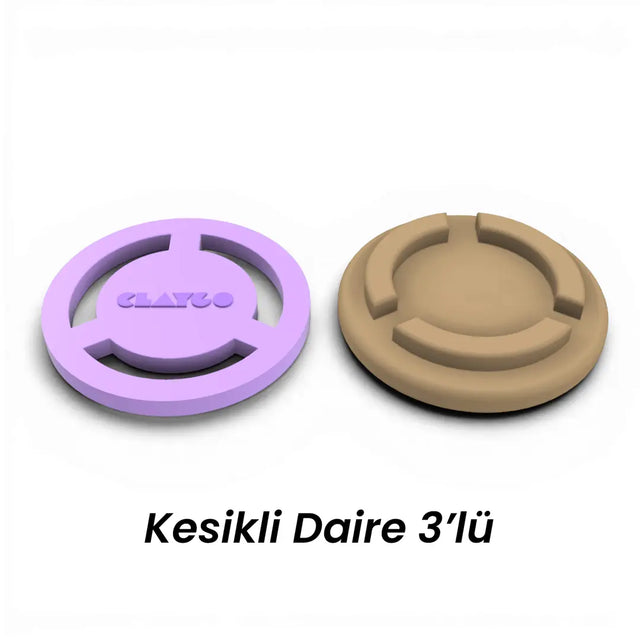 Kesikli Daire 3'lü Model Sır Ayağı Kılavuzu