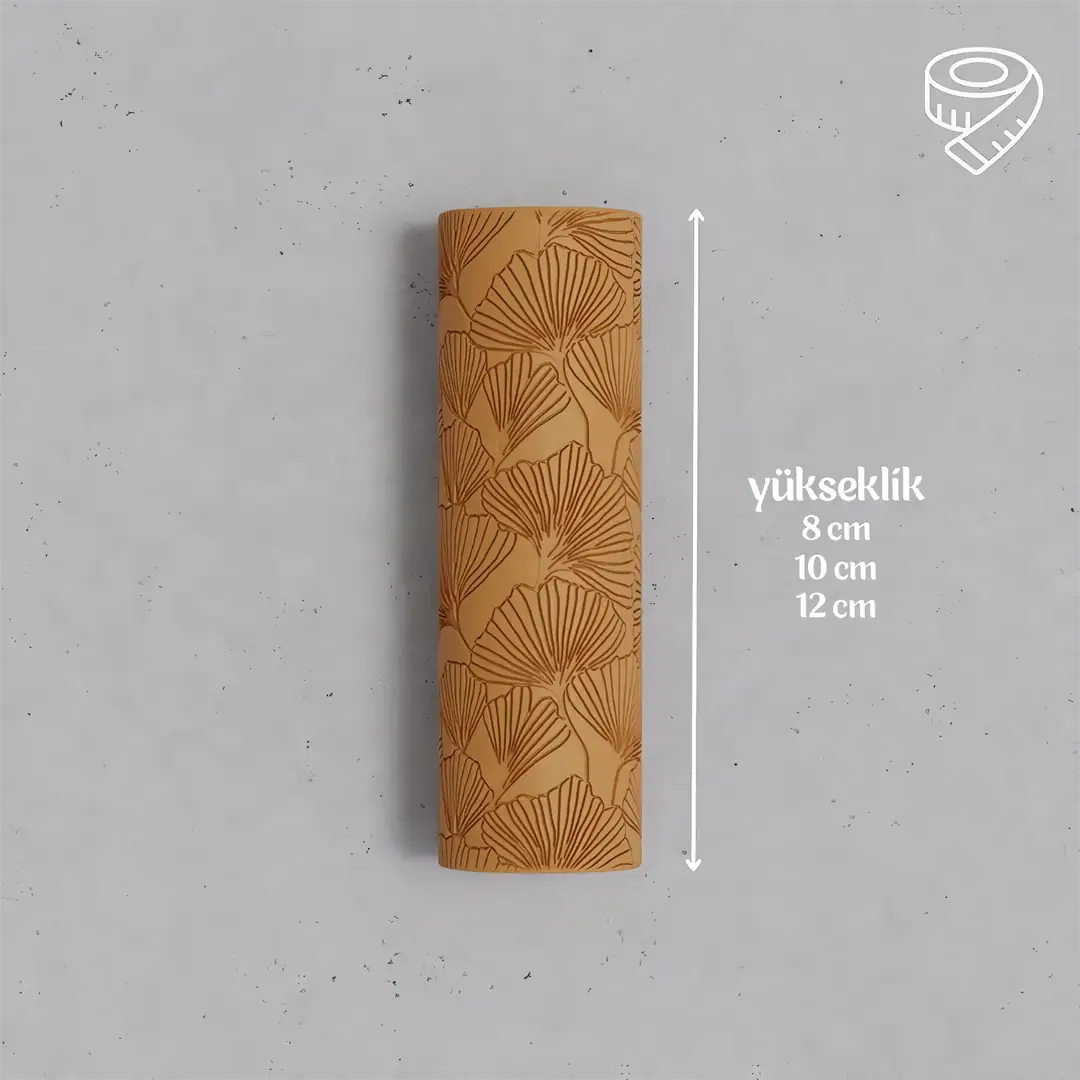 Ginkgo Yaprakları - Doku Rulosu