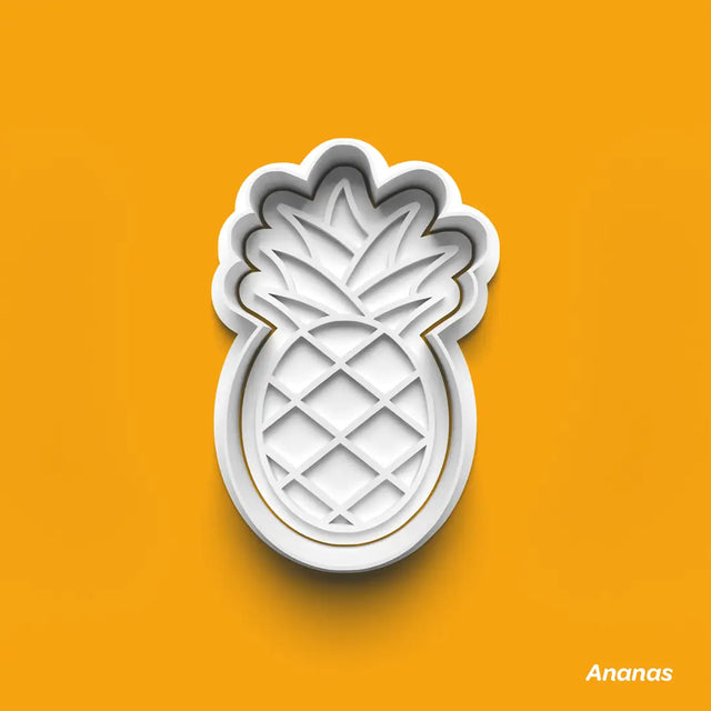 Ananas - Kurabiye Kalıbı Damga ve Kesici