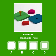 Tabak Kalıbı - Kare