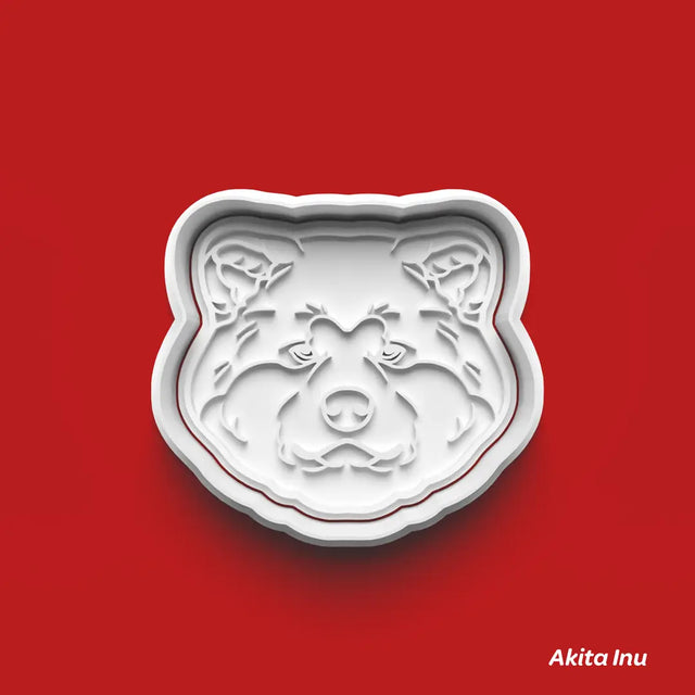Akita Inu - Köpek Cinsleri Serisi Kurabiye Kalıbı Damga ve Kesici Set