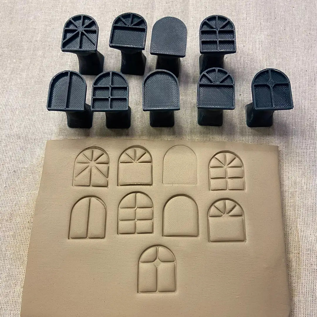 Pencere Mühür Seti - Kemerli Geniş Model 9 Parça SET