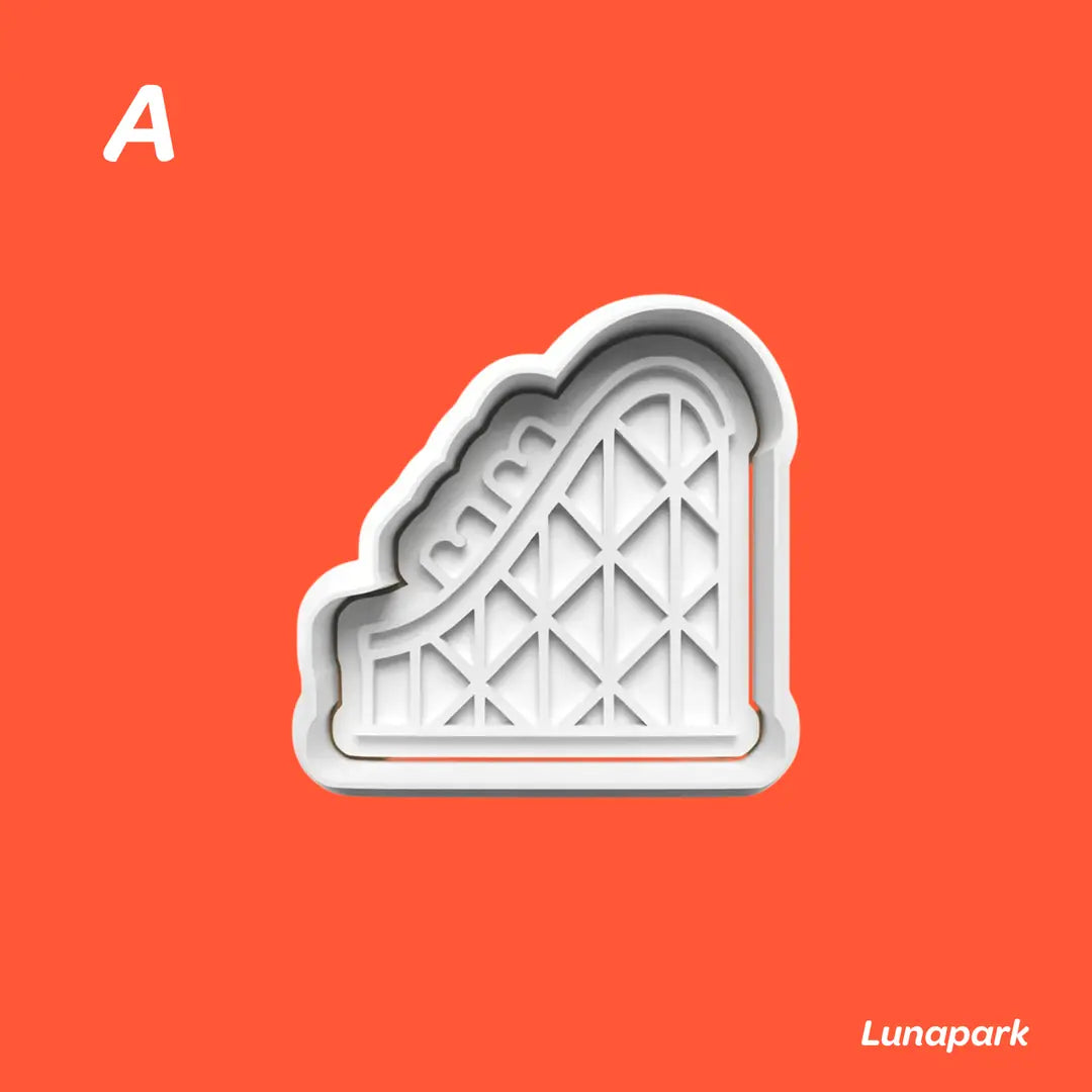 Lunapark - Kurabiye Kalıbı Damga ve Kesici Set