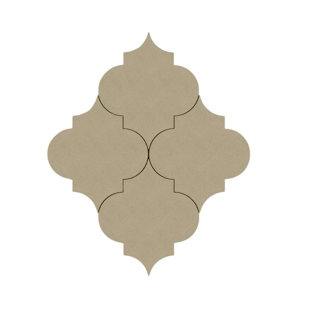 Sivri Uçlu Arabesk Fayans Kalıbı (Kesici ve İtici Set)