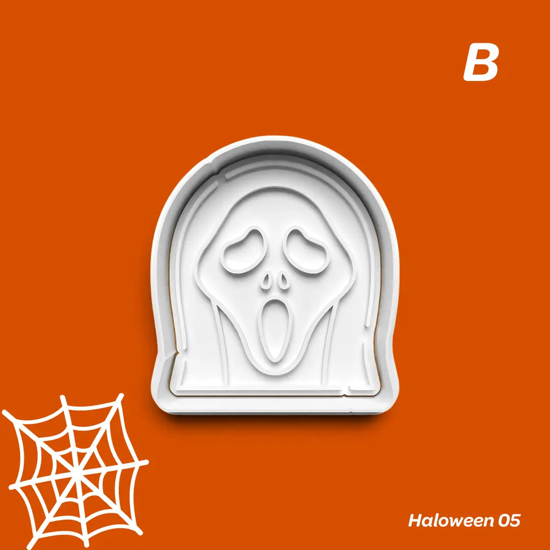 Halloween 05 - Kurabiye Kalıbı Damga ve Kesici Set