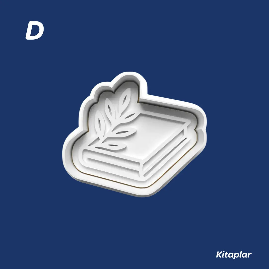Kitaplar - Kurabiye Kalıbı Damga ve Kesici Set