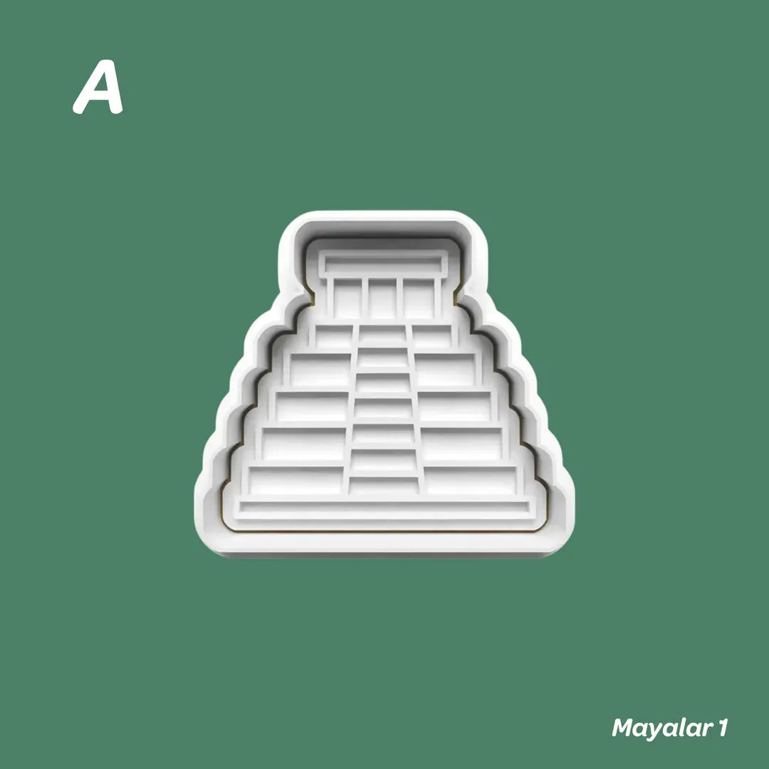Mayalar 1 - Kurabiye Kalıbı Damga ve Kesici Set