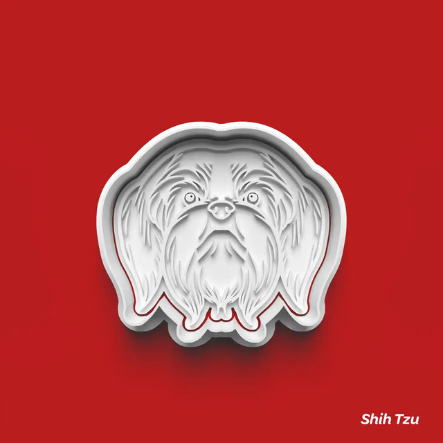 Shih Tzu - Köpek Cinsleri Serisi Kurabiye Kalıbı Damga ve Kesici Set