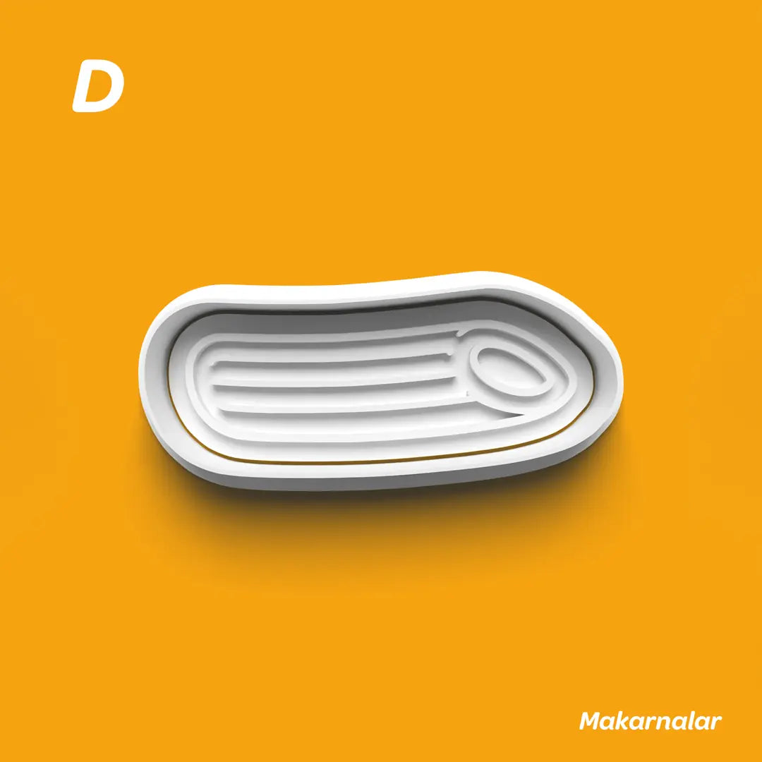 Makarnalar - Kurabiye Kalıbı Damga ve Kesici Set