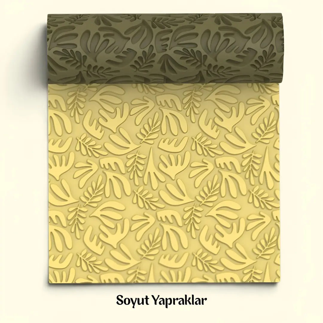 Soyut Yapraklar - Doku Rulosu