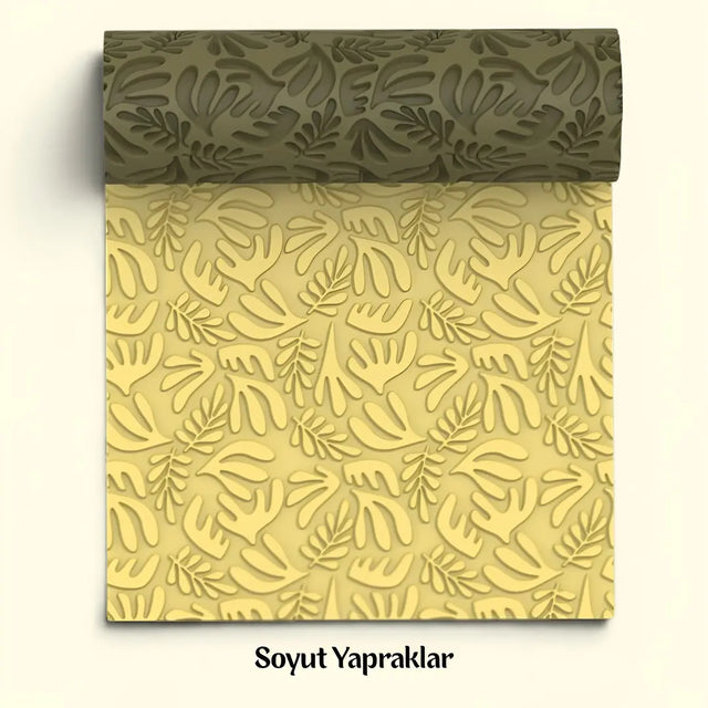 Soyut Yapraklar - Doku Rulosu
