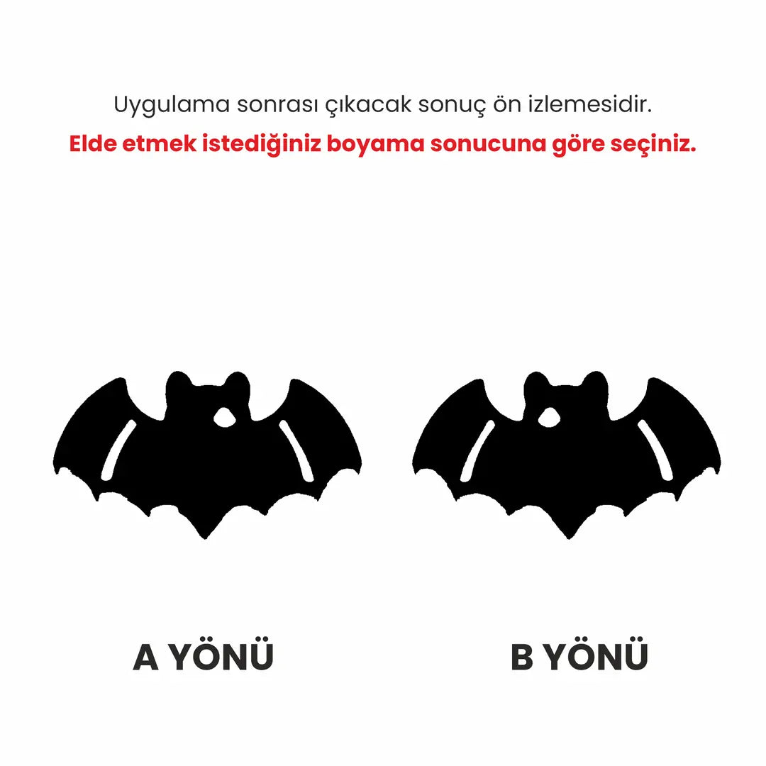 Yarasa 01 Sünger Damga - Seramik Sır Altı Mührü