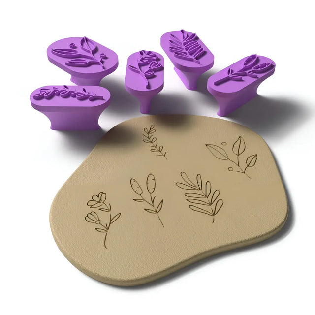 Floral 1 Mühür Seti - 5 Parça SET