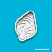 Deniz Kabuğu 02  - Kurabiye Kalıbı Damga ve Kesici