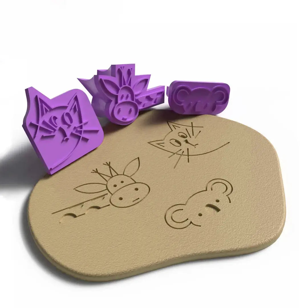 Şaşkın Hayvanlar Mühür Seti - 3 Parça SET