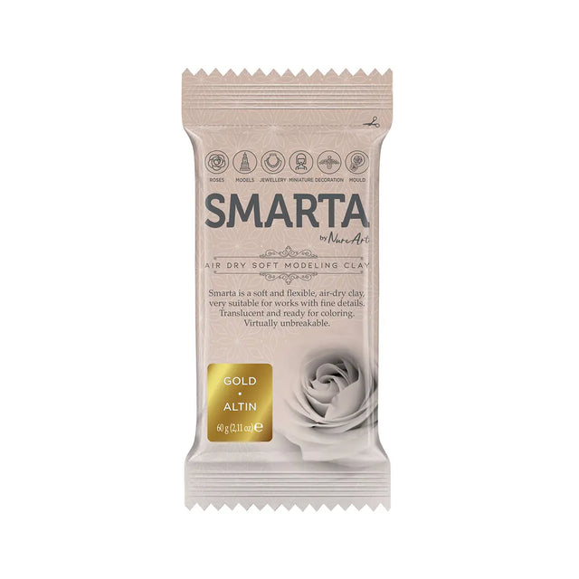Smarta™ Modelleme Hamuru 60gr - Metalik Altın