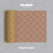Dalgalı Çizgiler - Doku Rulosu