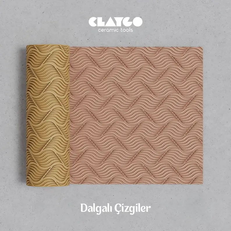Dalgalı Çizgiler - Doku Rulosu