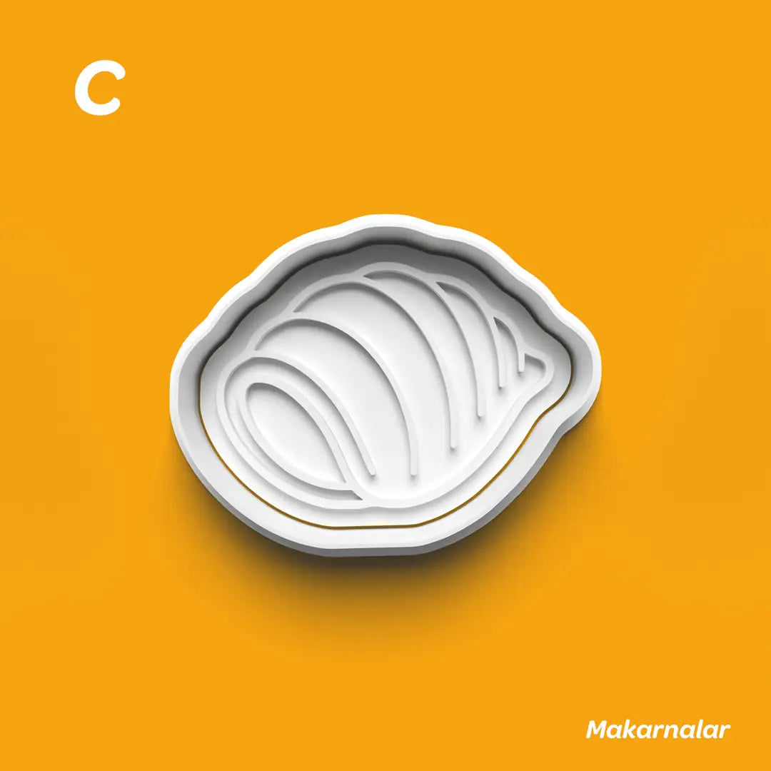 Makarnalar - Kurabiye Kalıbı Damga ve Kesici Set