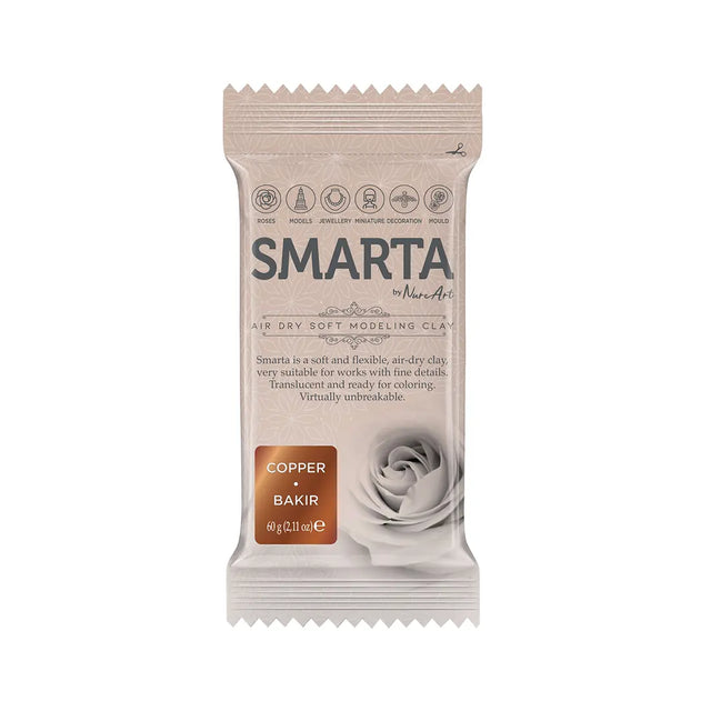 Smarta™ Modelleme Hamuru 60gr - Metalik Bakır
