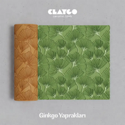 Ginkgo Yaprakları - Doku Rulosu