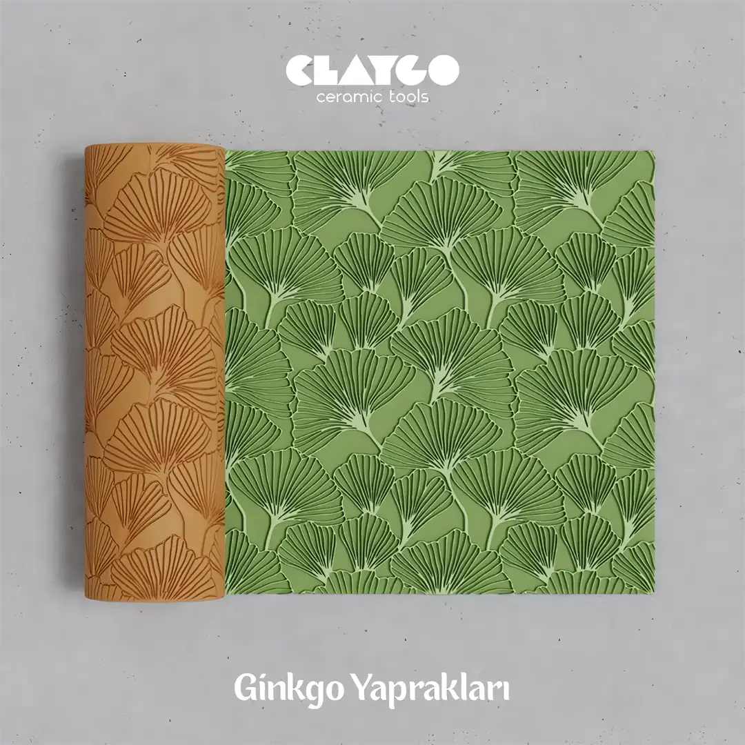 Ginkgo Yaprakları - Doku Rulosu