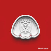Bloodhound - Köpek Cinsleri Serisi Kurabiye Kalıbı Damga ve Kesici Set