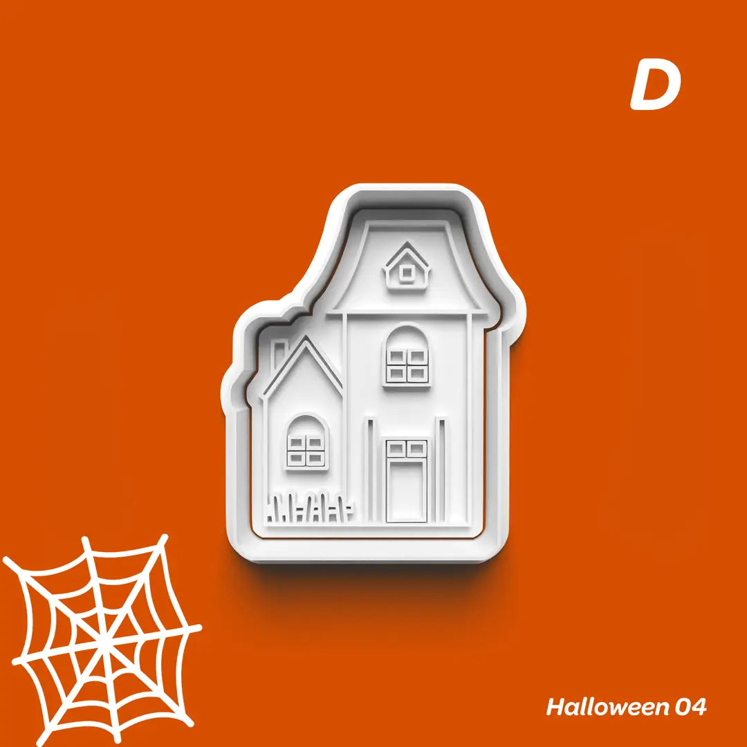 Halloween 04 - Kurabiye Kalıbı Damga ve Kesici Set