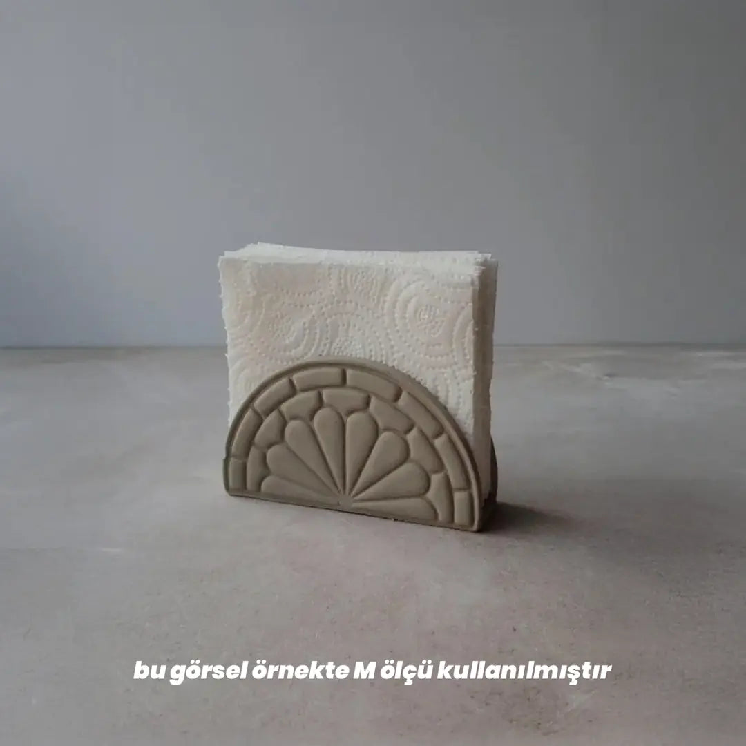 Modern Art Deco 01 Peçetelik Kesici Şablon Kalıp Seti