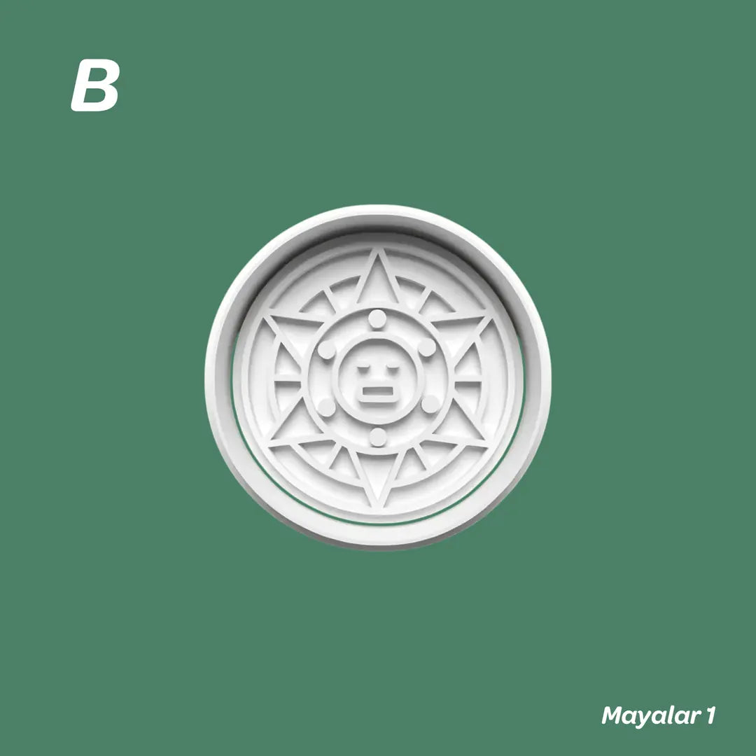 Mayalar 1 - Kurabiye Kalıbı Damga ve Kesici Set