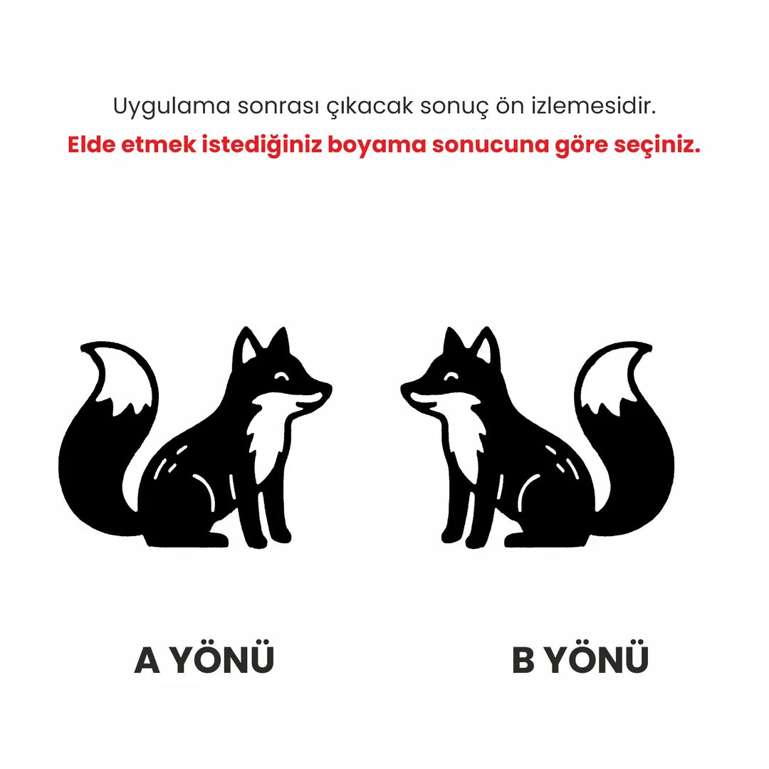 Tilki 01 Sünger Damga - Seramik Sır Altı Mührü