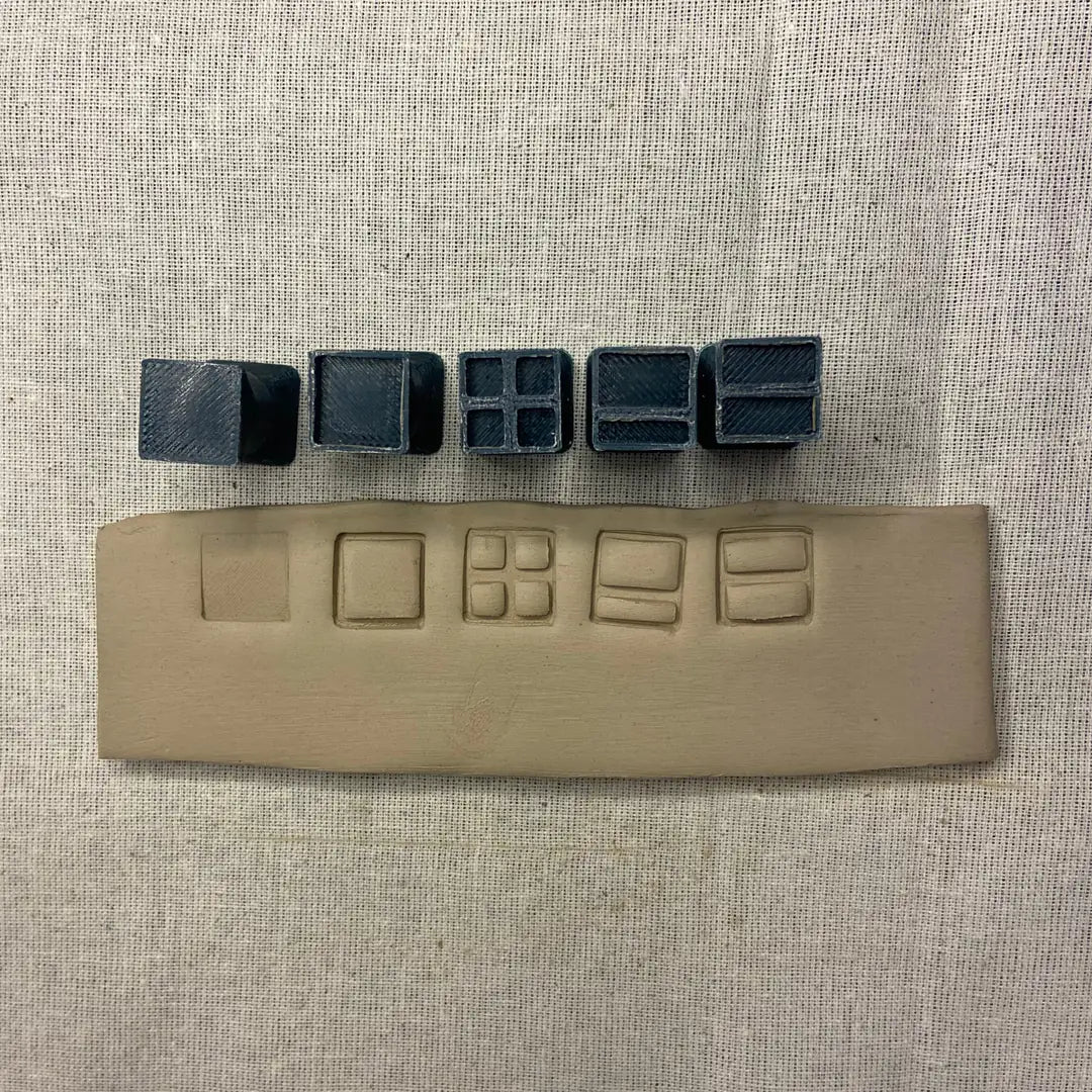 Pencere Mühür Seti - Kare Model 5 Parça SET