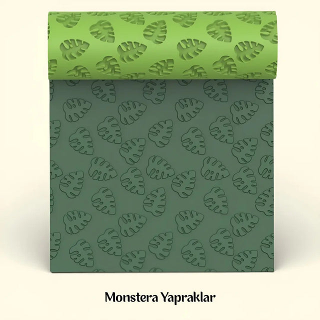 Monstera Yapraklar - Doku Rulosu