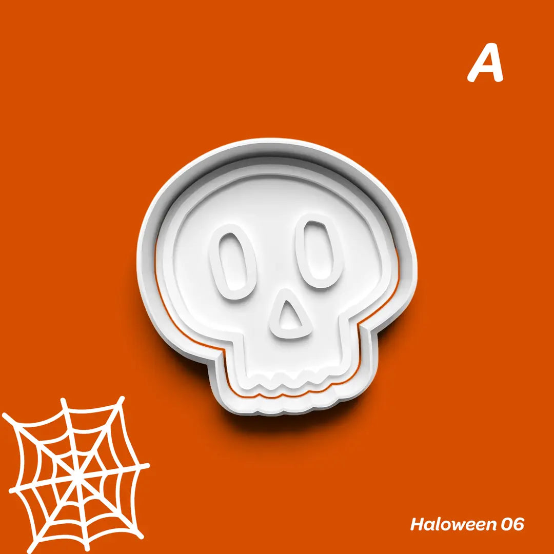 Halloween 06 - Kurabiye Kalıbı Damga ve Kesici Set