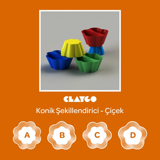 Konik Şekillendirici - Çiçek Modeli