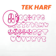 Amorf Harfler (TEK HARF) Kesici