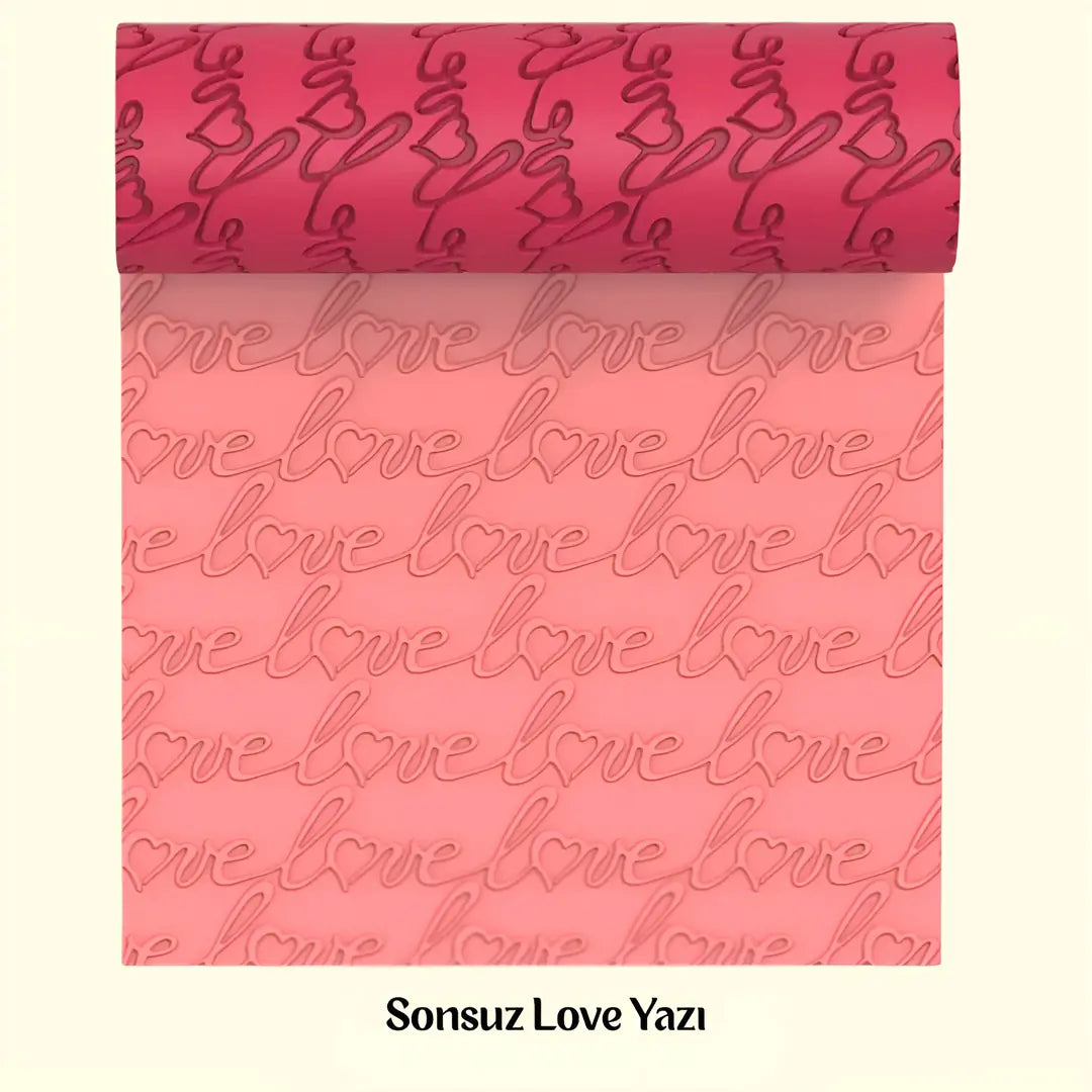 Sonsuz Love Yazı - Doku Rulosu
