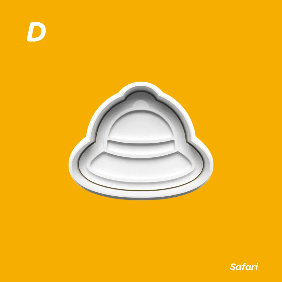 Safari - Kurabiye Kalıbı Damga ve Kesici Set