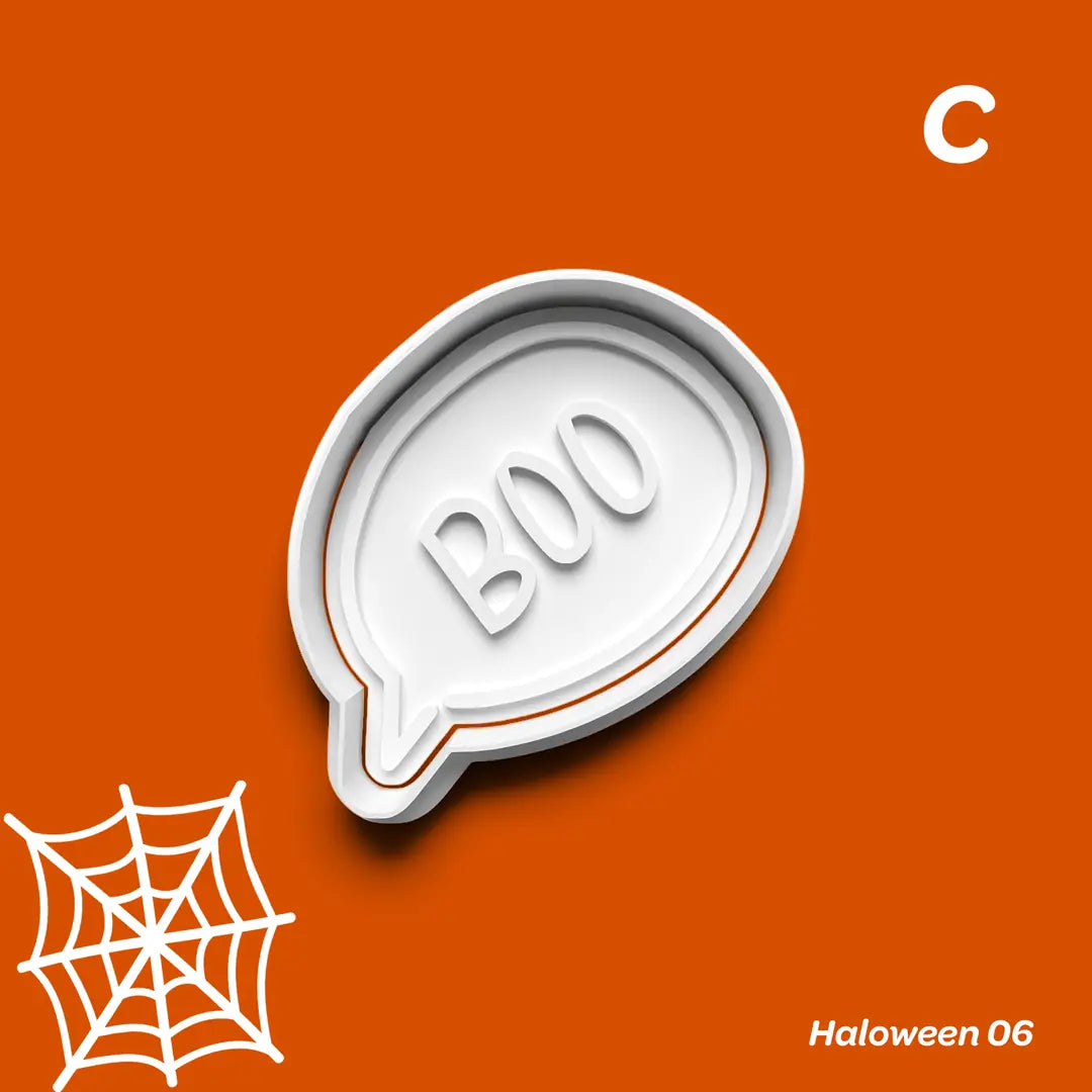 Halloween 06 - Kurabiye Kalıbı Damga ve Kesici Set